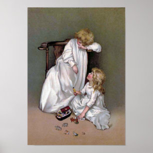 Pôster "Putting Away the Toys" Vintage