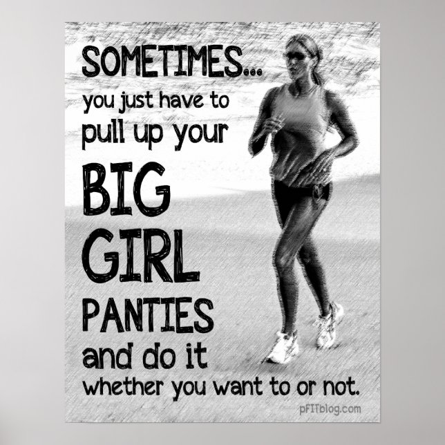 Poster Puxe Suas Calcinhas. (Frente)