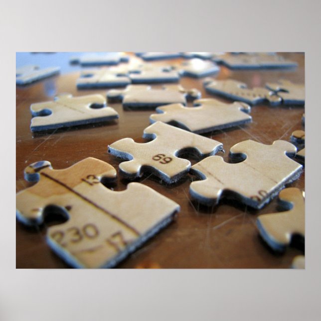 Poster Puzzle Pieces (Frente)