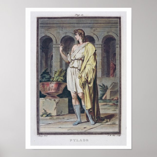 Poster Pylades, fantasia para "Andromache" de Jean Racine (Frente)