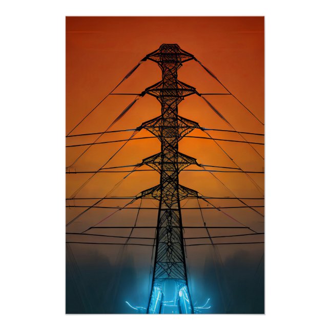 Pôster Pylon Sunset (Frente)