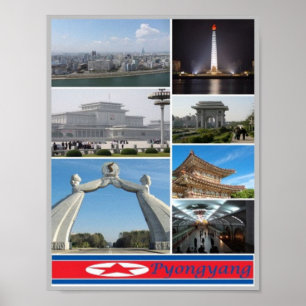 Poster Pyongyang - Coreia do Norte -