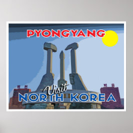 Poster Pyongyang, visite a Coreia do Norte...