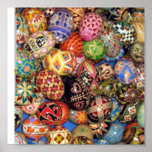 Pôster Pysanky - ovos da páscoa ucranianos