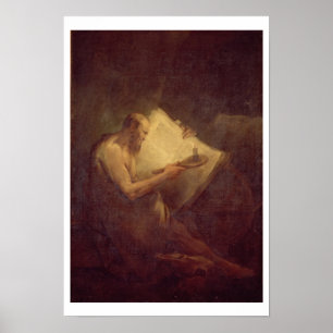 Pôster Pythagoras (século VI BC) (óleo em canvas)