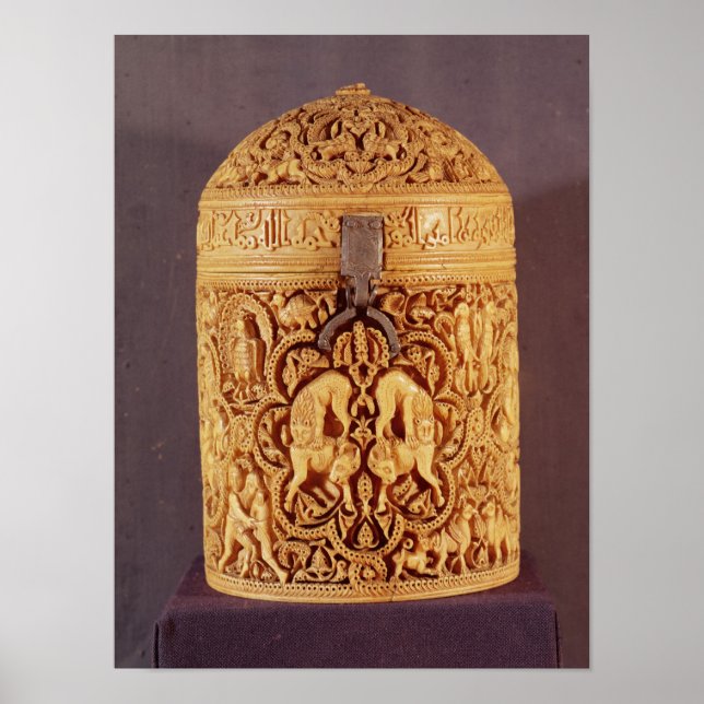 Pôster Pyx com um alivio representando os prazeres (Frente)