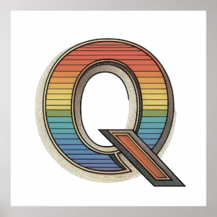 Poster Q Radiante