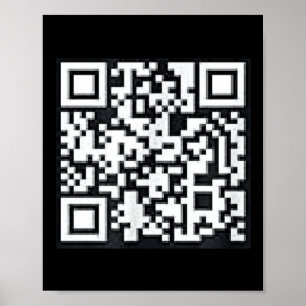 Poster Qr Trump Presidente Trump Código de Dança Engraçad