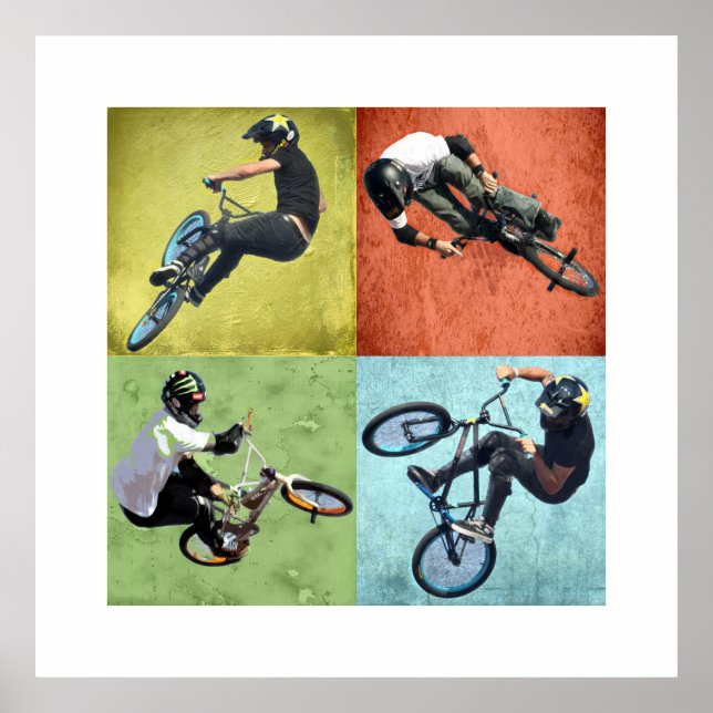 Poster Quad BMX, Copyright Karen J Williams (Frente)