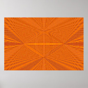 Poster Quad Pataphysics espirais sobrepostas em CMYK