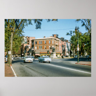 Pôster Quadrado de Longfellow, os anos 50