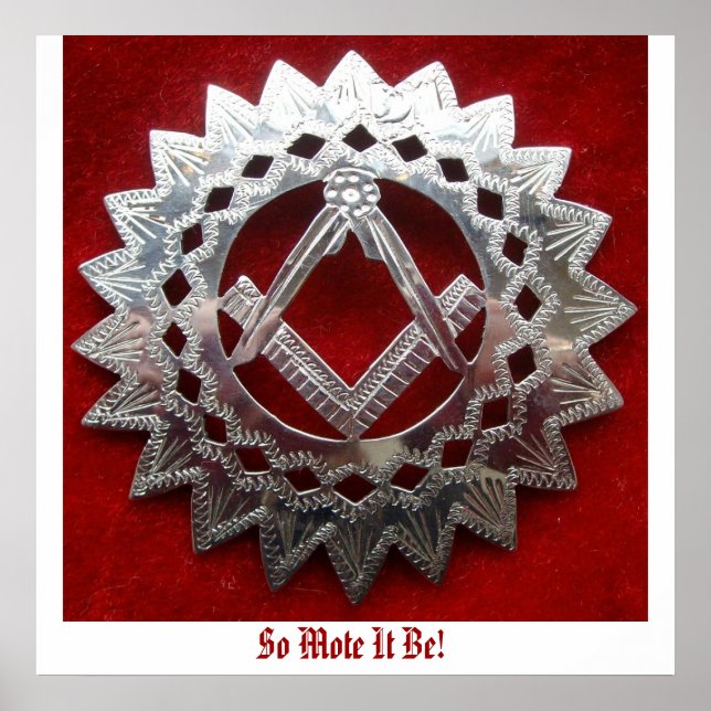 Pôster Quadrado De Prata E Compass, Então Mote-O! (Frente)