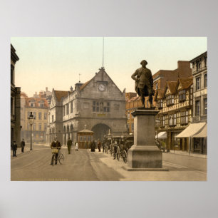 Pôster Quadrado de Shrewsbury, Shropshire, Inglaterra