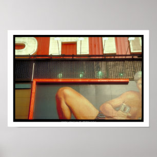 Pôster Quadrado de tempo para publicidade em Malhações de