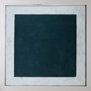 Pôster Quadrado preto