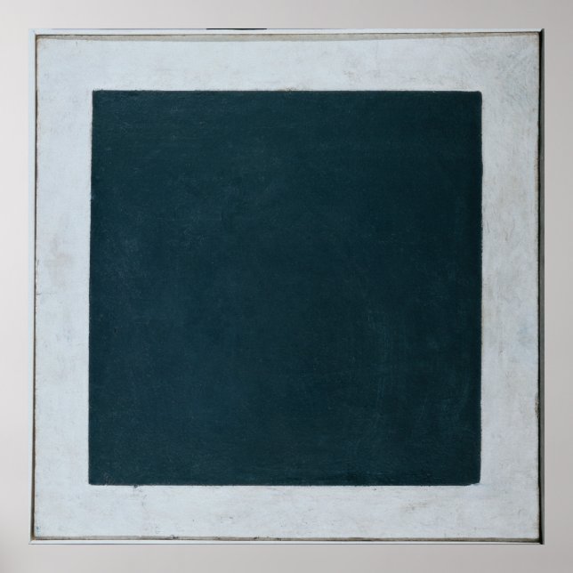 Pôster Quadrado Preto (Frente)