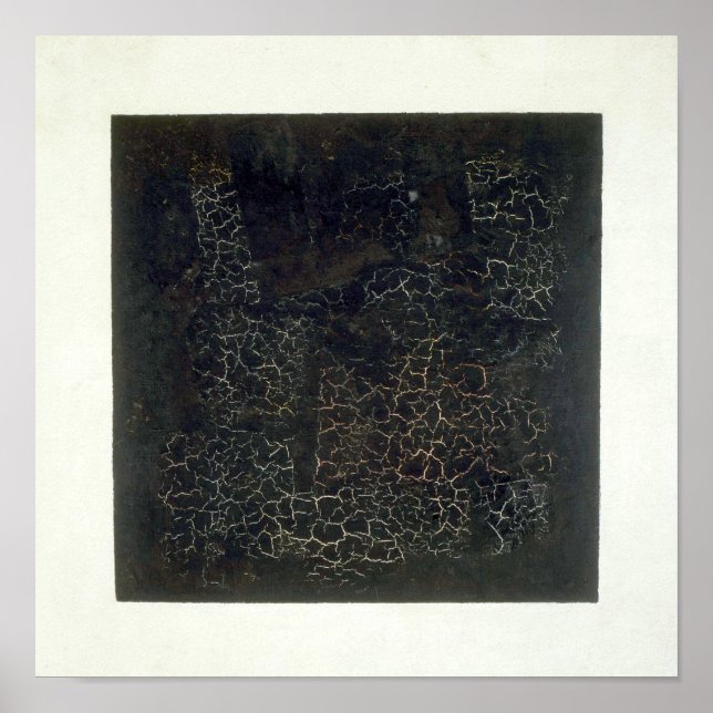 Pôster Quadrado Preto (Frente)