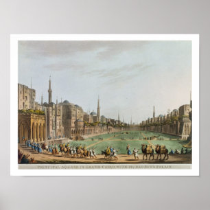 Pôster Quadrado principal no Cairo grande, com Bey de