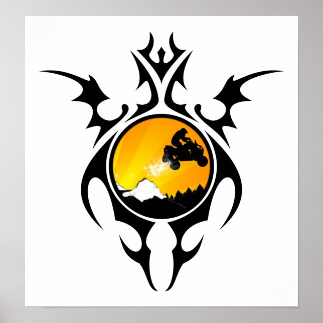 Pôster quadras tribais (Frente)