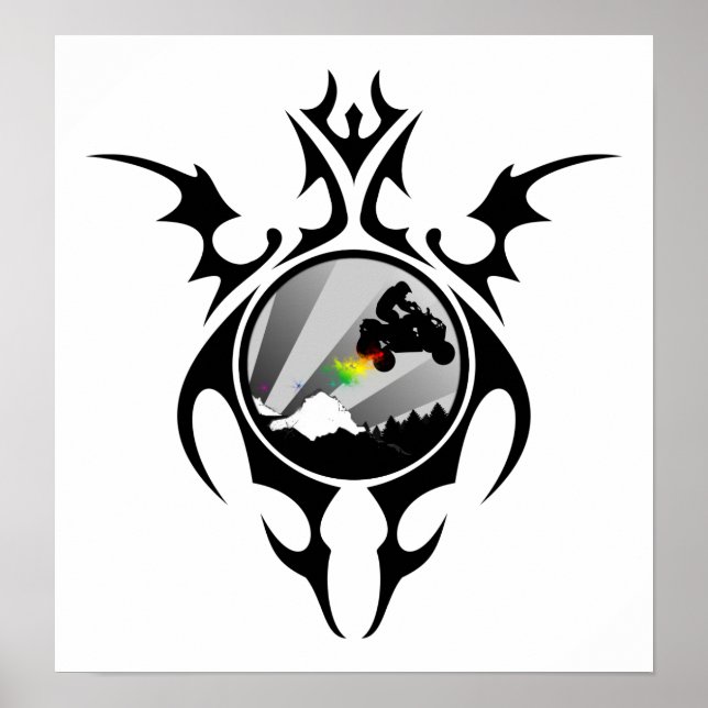 Poster quadras tribais (Frente)