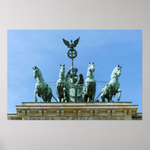 Pôster Quadriga do Portão de Brandemburgo Berlim