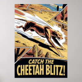 Poster Quadrinhos De Chita Blitz Velocidade Chase