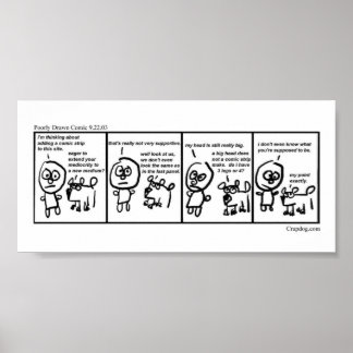 Pôster Quadrinhos Desenhados Por rua