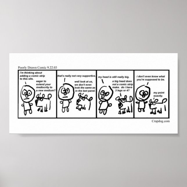 Pôster Quadrinhos Desenhados Por rua (Frente)