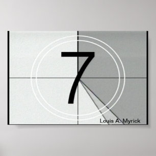 Poster Quadro 7 do grampo do líder da academia