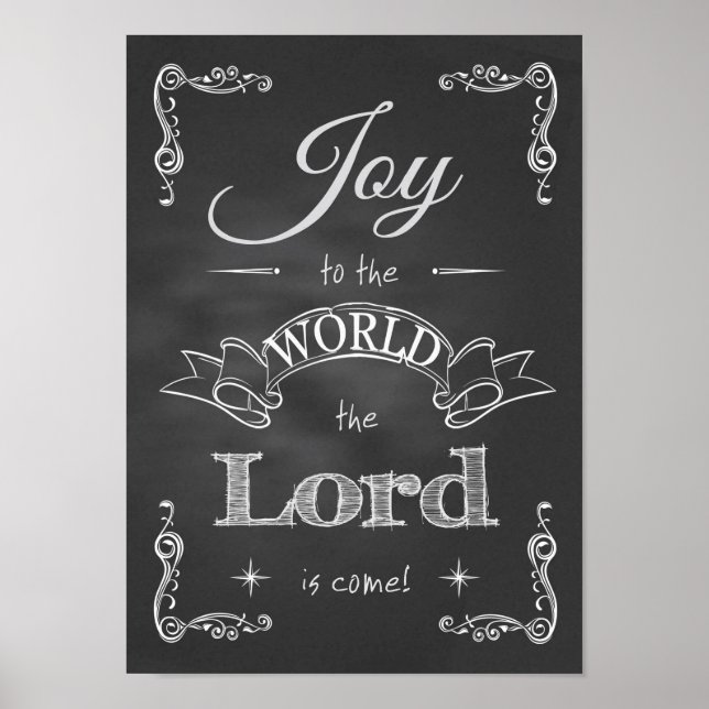 Pôster Quadro-Alcalão - Joy to the World (Frente)