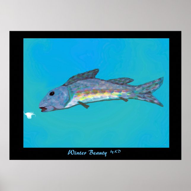 Poster quadro beleza do inverno (Frente)