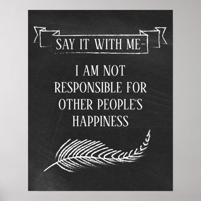 Poster Quadro, Cotação Inspiracional (Frente)