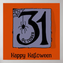 Quadro de 31 de outubro do Halloween Cute Funny