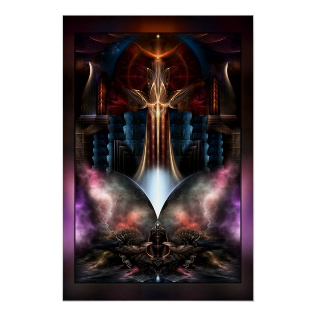 Pôster Quadro de Borda do Trilicon (Frente)