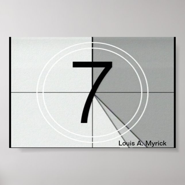 Poster Quadro de Clip Líder da Academia 7 (Frente)