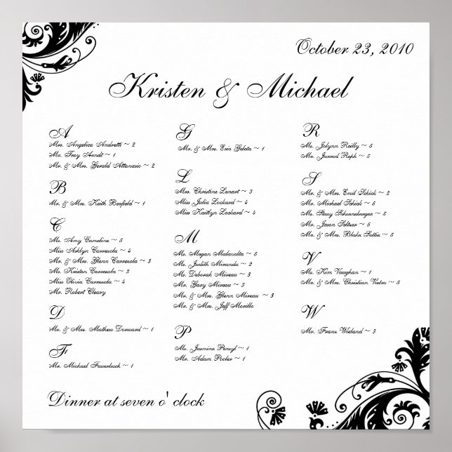 Pôster Quadro de Convênio de Assento (Frente)