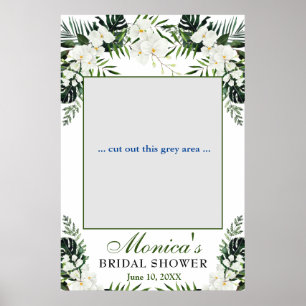 Poster Quadro de Fotografias do Chá de panela Elegante W