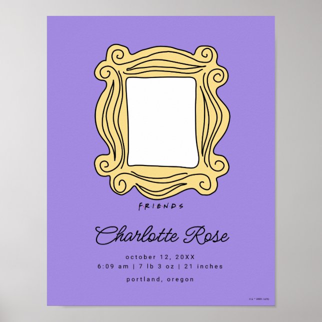 Poster Quadro de Imagens AMIGOS™ | Novas Estatísticas de  (Frente)