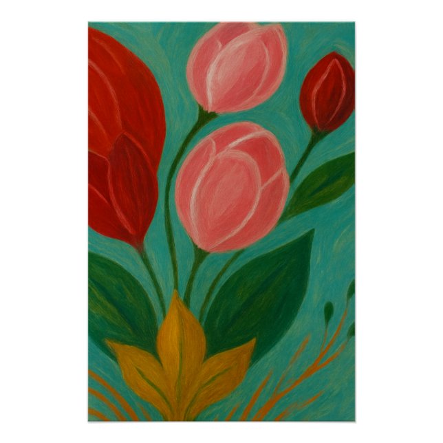 Pôster Quadro de madeira  (Frente)