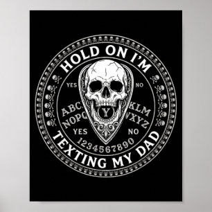Poster Quadro desculpe não posso falar estou ao telefone 