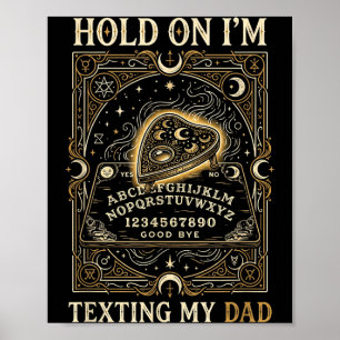 Poster Quadro desculpe não posso falar estou no telefone
