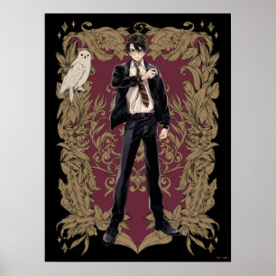 Poster Quadro do Ornamentado Anime HARRY POTTER™