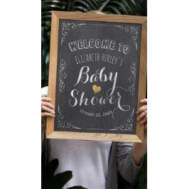 Poster Quadro flexível branco preto de boas-vindas do chá