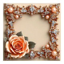Quadro floral de casamento