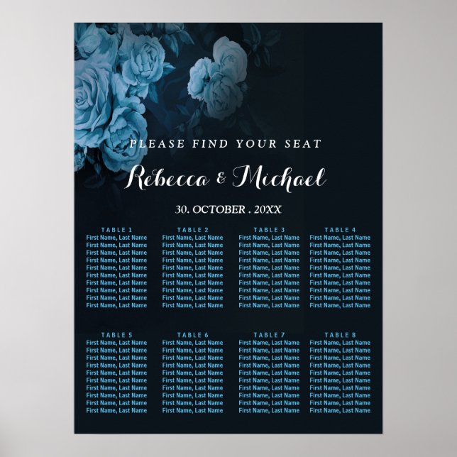 Poster Quadro Geométrico Dourado da Flora Simples (Frente)