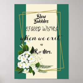 Poster quadro geométrico floral branco elegante