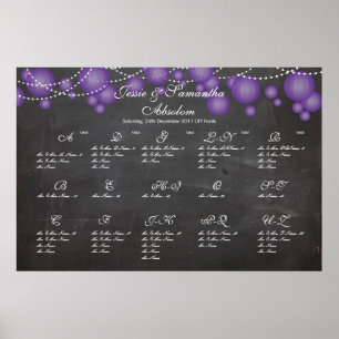 Poster Quadro PixDezines+lanterna/gráfico de assentos púr