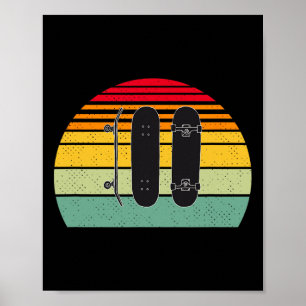Poster Quadro Retro Vintage - Semana de Skateboarding Ale