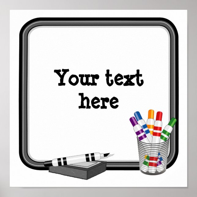 Poster Quadro técnico do Quadrado de Download Digital (Frente)