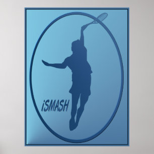 poster quadro tênis do iSMASH